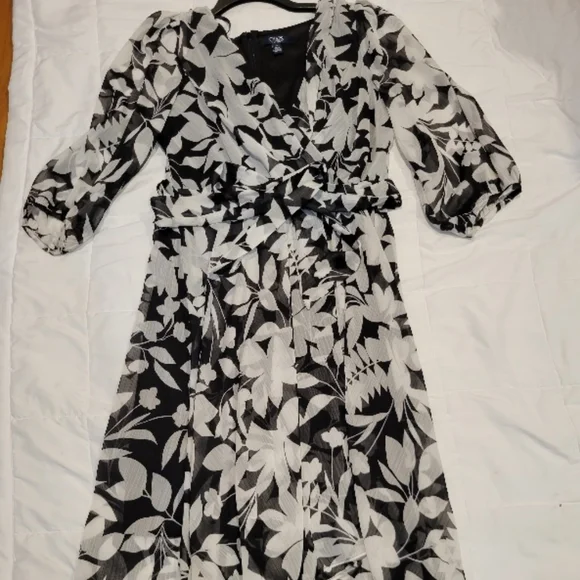 chinese dress ladies Chaps Women's Polka Dot Belted Sateen Wrap Dress,Navy-White, Size 4 at  Amazon Women's Clothing store
